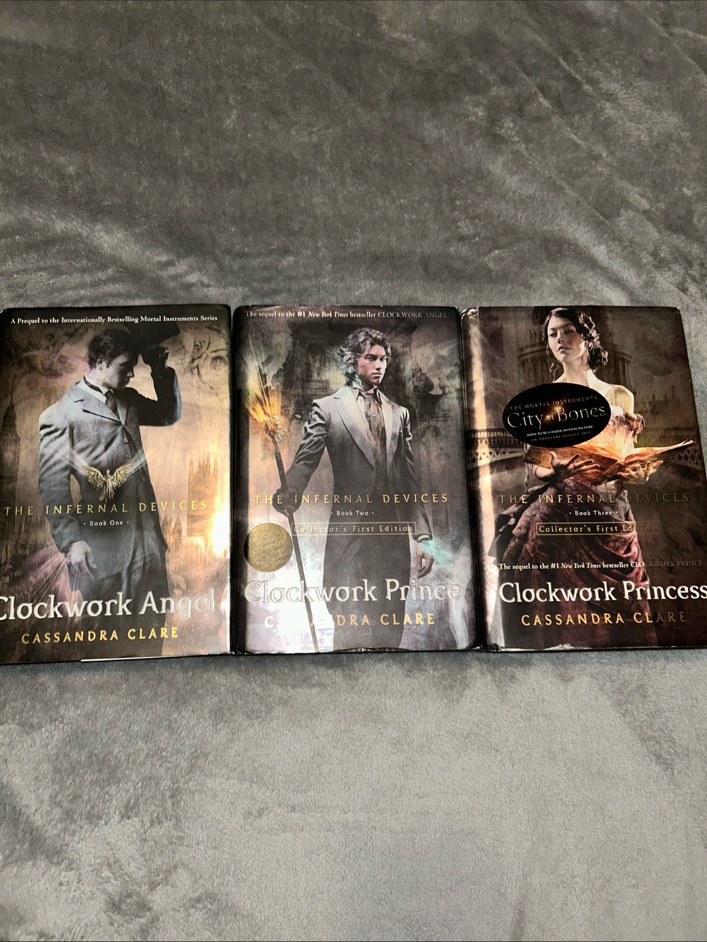 Clockwork Angel; Clockwork Prince; Princess By Cassandra Clare, Books 1-3 Lot